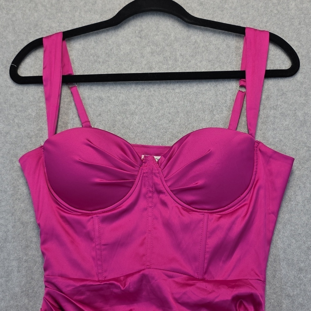 Fashion Nova Fuchsia Bustier Dress NWT - Picture 4 of 14